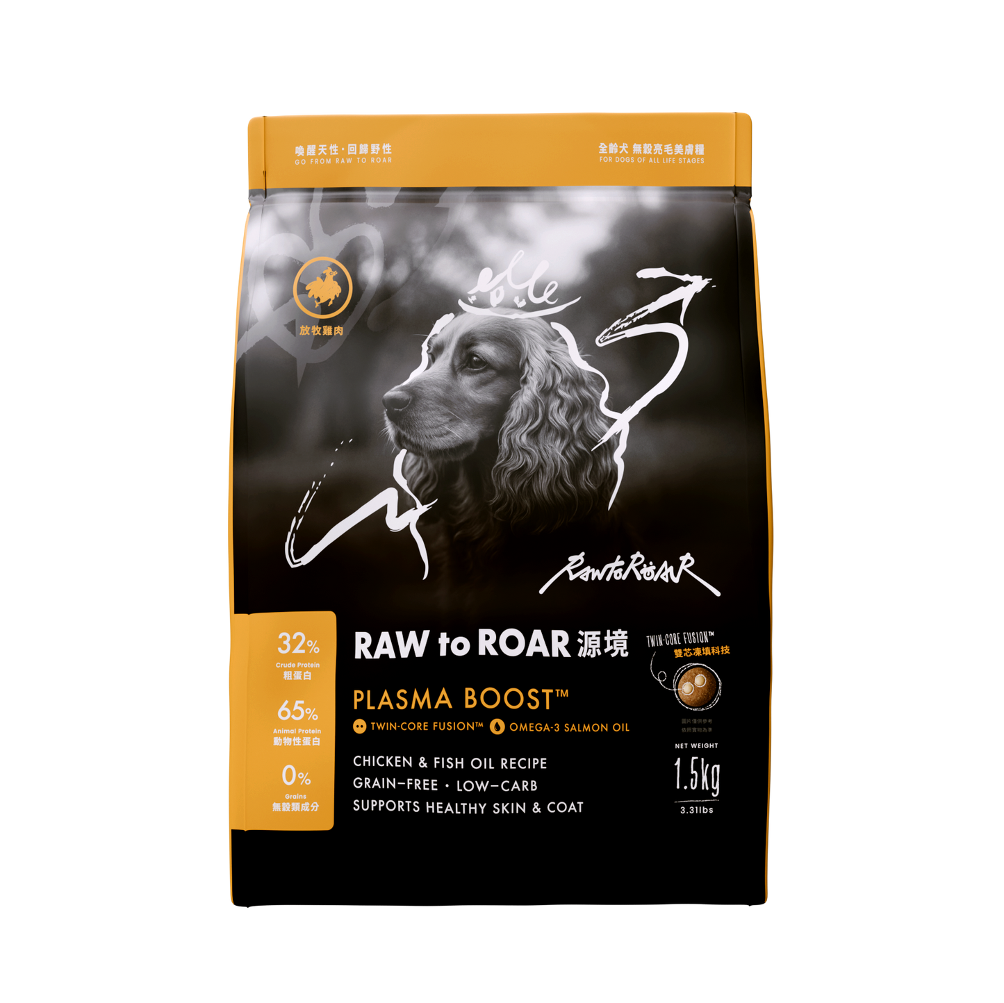 全齡犬 無穀亮毛美膚糧