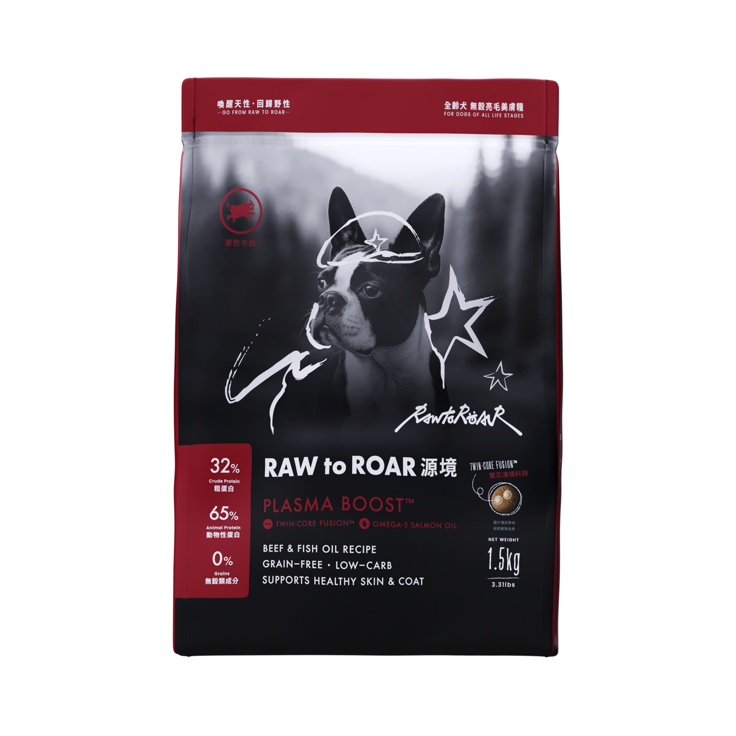 全齡犬 無穀亮毛美膚糧